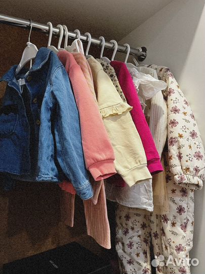 Вещи пакетом для девочки 92р zara hm baby go