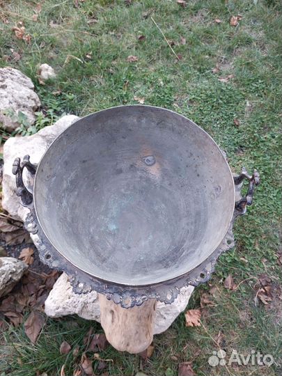 Походный медный казан 6 литров