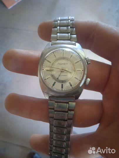 Часы мужские механические и будильник механика