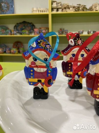 Елочная игрушка ручной работы городецкая роспись