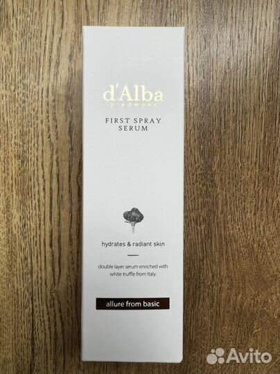 Сыворотка-спрей d.Alba для лица с белым трюфелем