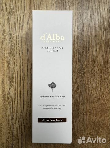 Сыворотка-спрей d.Alba для лица с белым трюфелем