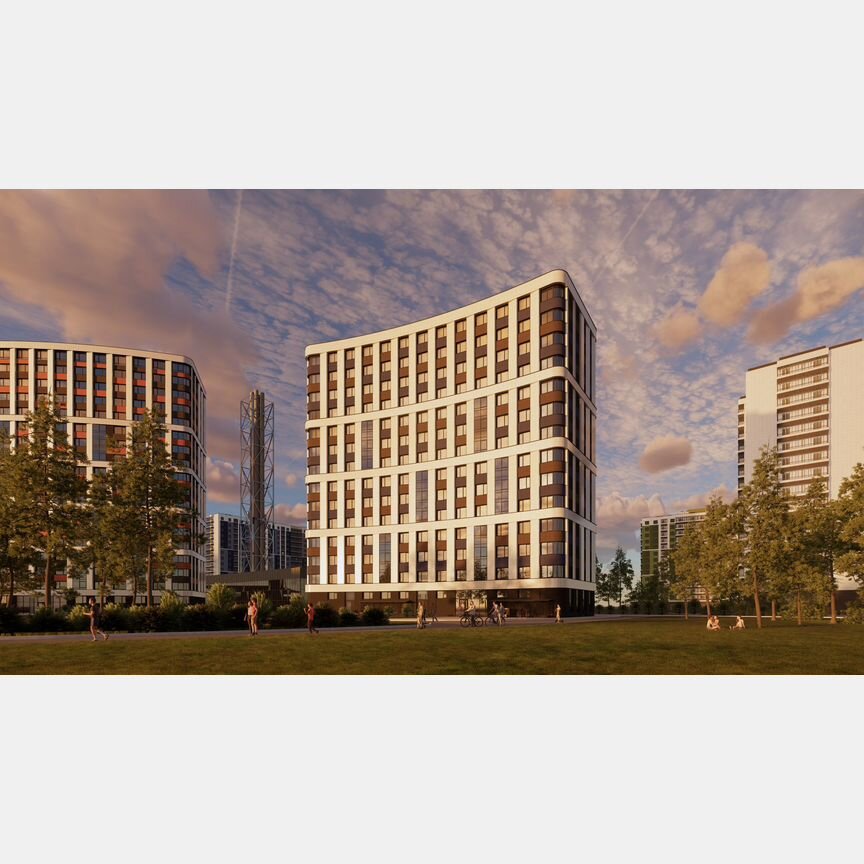 1-к. квартира, 34,7 м², 4/18 эт.
