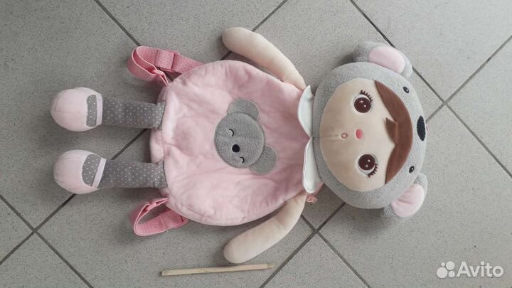 Рюкзак кукла,рюкзак игрушка,рюкзак девочка