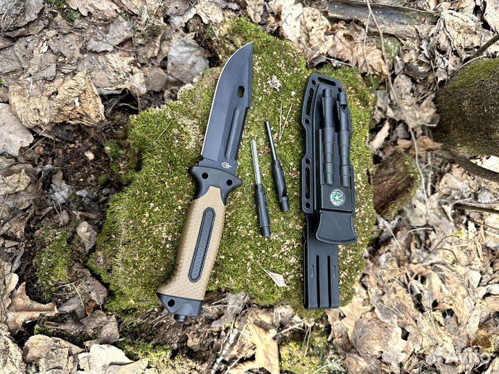 Нож для выживания 6в1