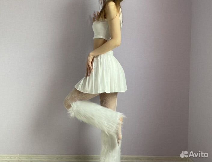 Новый костюм теннисная юбка + топ на одно плечо