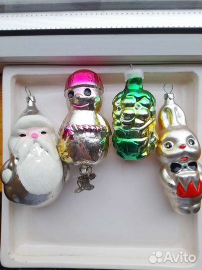 Ёлочные игрушки винтаж