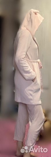 Халат плюшевый с ушками