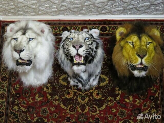 Белый лев (муляж)