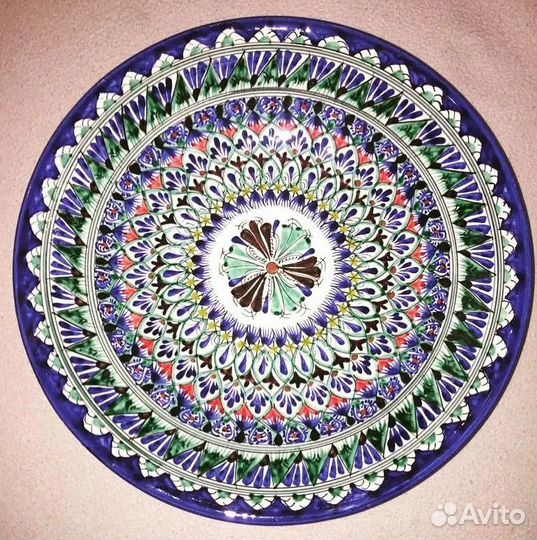 Узбекская посуда. Блюдо для плова