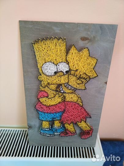 Картины из ниток и гвоздей