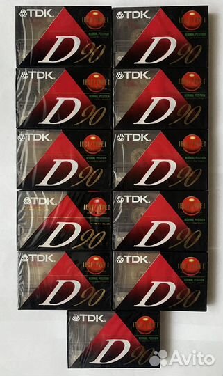 Аудиокассеты Tdk D60 и D90