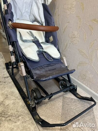 Детские санки коляска ника 7 8
