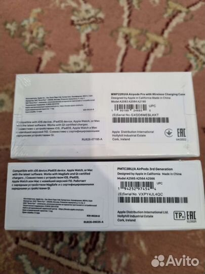 Беспроводные наушники AirPods 2