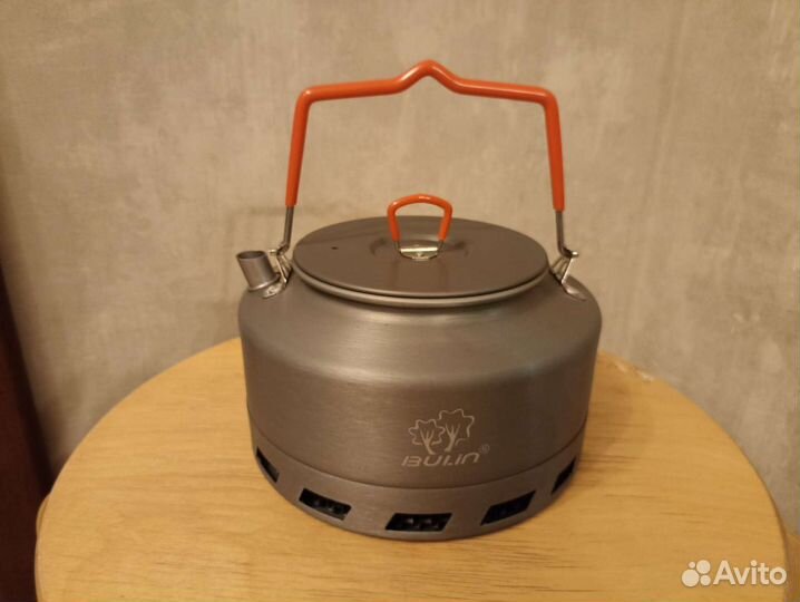 Чайник туристический с теплообменником 1,6л