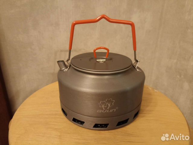 Чайник туристический с теплообменником 1,6л