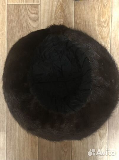 Норковая шапка женская 56-58