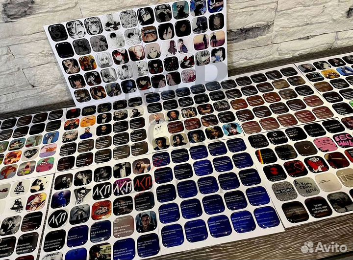 3D стикеры на телефон оптом