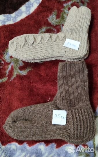 Носки из овечьей шерсти