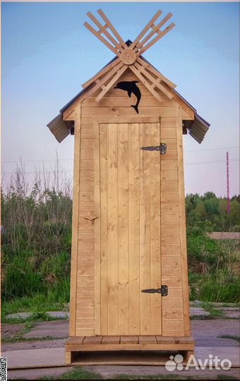 Уличный туалет с установкой SUN336