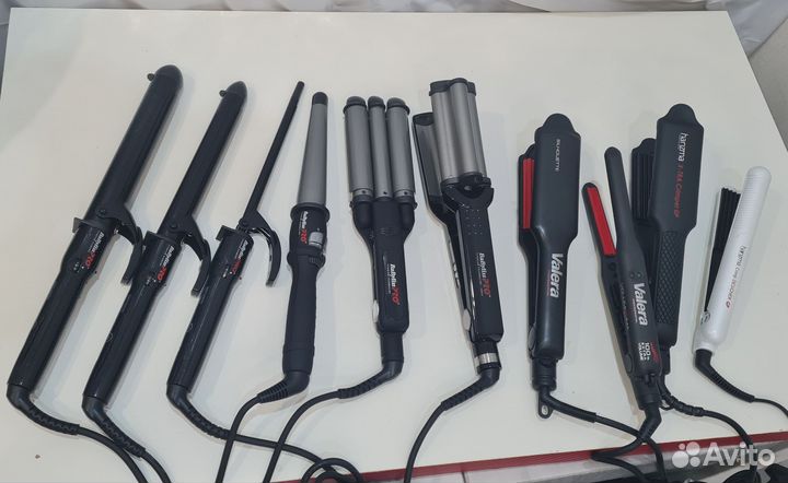 Плойки Babyliss pro, Щипцы гофре Valera, Harizma