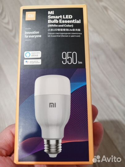 Умная лампочка xiaomi
