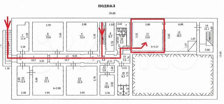 Склад с новым ремонтом, 32 м²