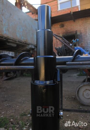 Переходник для монтажа винтовых свай Канглим