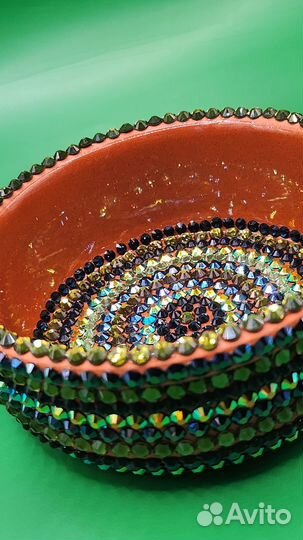 Тарелка декоративная керамика