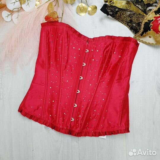 Корсет со стразами