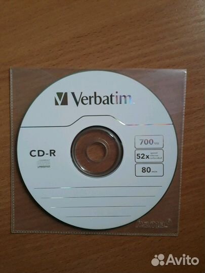 Диски/болванки Verbatim cd-r, dvd-r