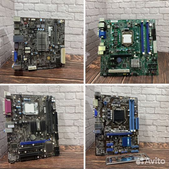 Материнские платы LGA775/1155/1156/1150/AM2/AM3