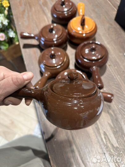 Горшочки глиняные для запекания