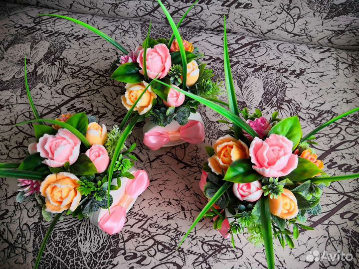 Мыльный букет подарок на 8 марта