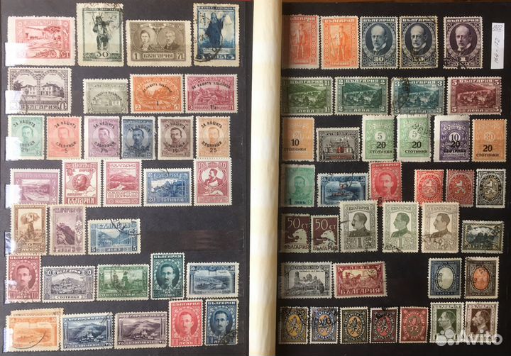 Марки Царство Болгарии 1881-1946 гг., альбом № 1