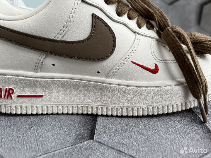 Кроссовки Nike air force 1 бежевые 36-46