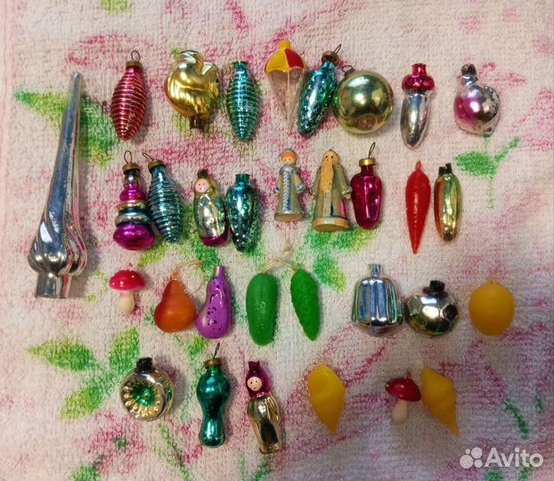 Елочные игрушки СССР малютка