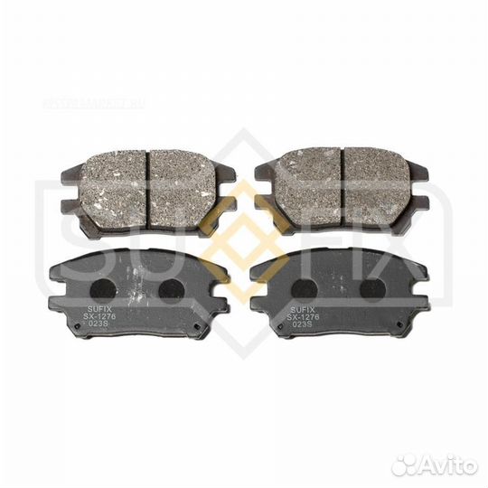 Sufix SX-1276 Колодки тормозные дисковые зад прав/лев