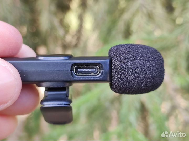 Петличный микрофон новый