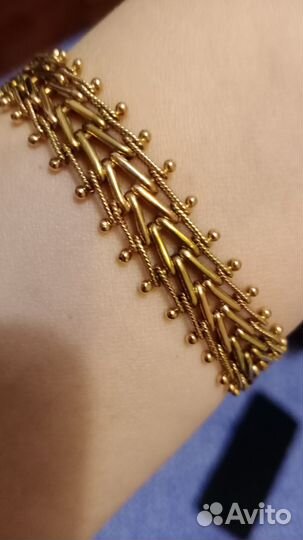 Золотой женский браслет