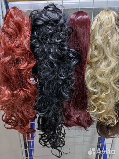 Шиньоны, длинные