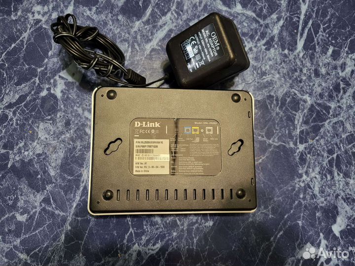 Модем adsl D-Link DSL-2520U