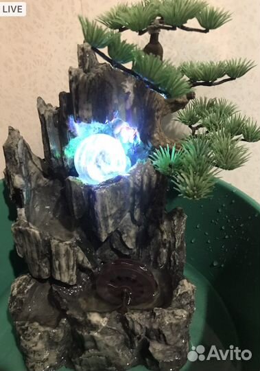 Фонтан- водопад декоративный