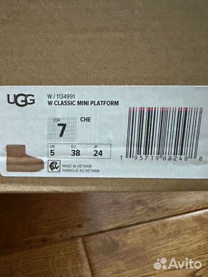 Ugg женские на платформе оригинал размер 38