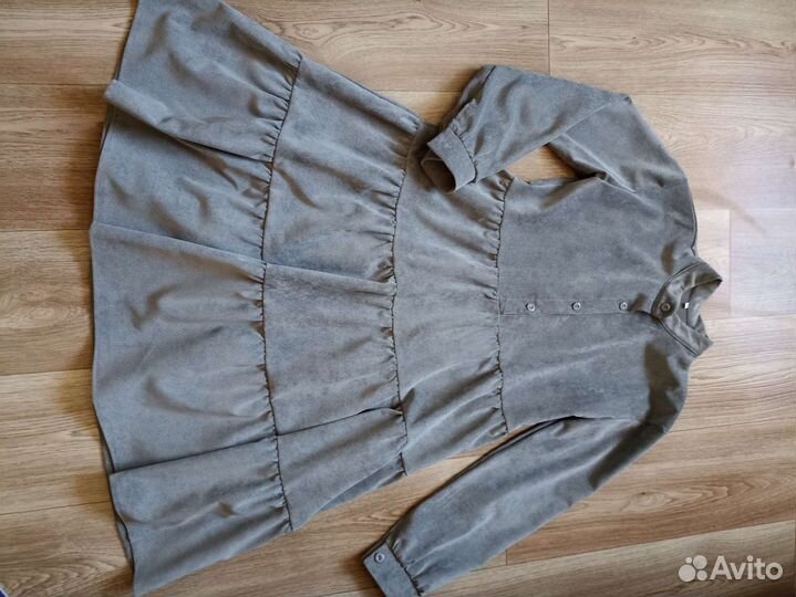 Платье вельветовое