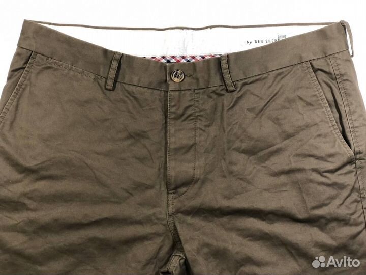 Ben Sherman W36 L32 Chino Оригинал Брюки Чиносы