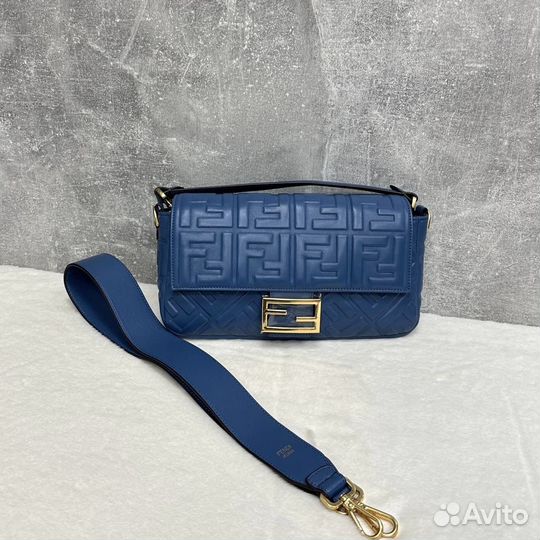 Сумка Fendi Baguette синяя