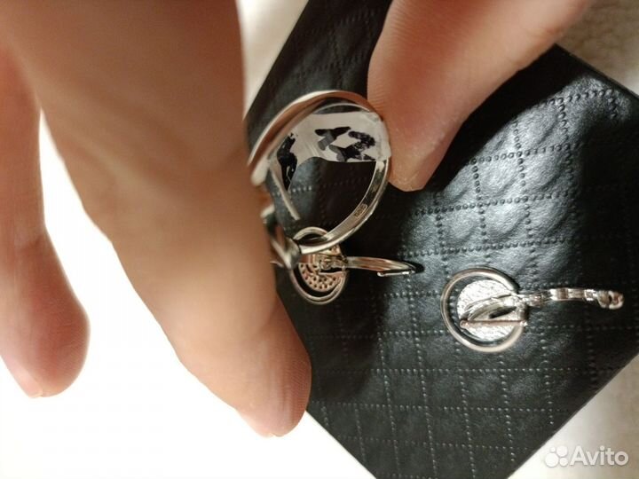 Серебряный комплект новый