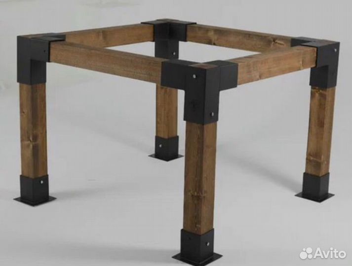 Опора, коннектор для бруса