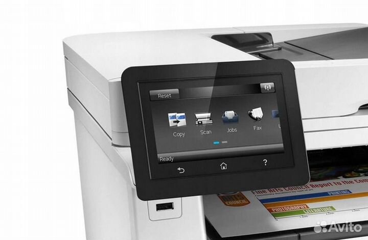 Цветной мфу HP color laserjet mfp m477fdn новый
